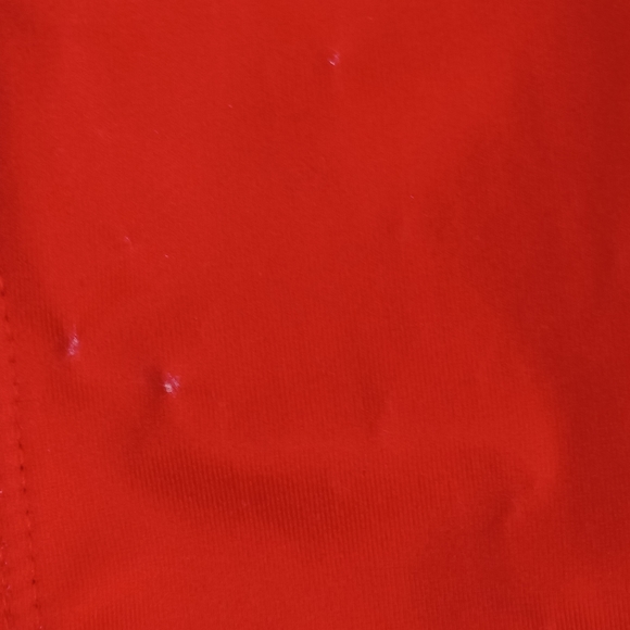 dELiA*s Two Piece Studded W/ Flames Red/Orange Drawstring Swimsuit Size Med - Picture 3 of 7